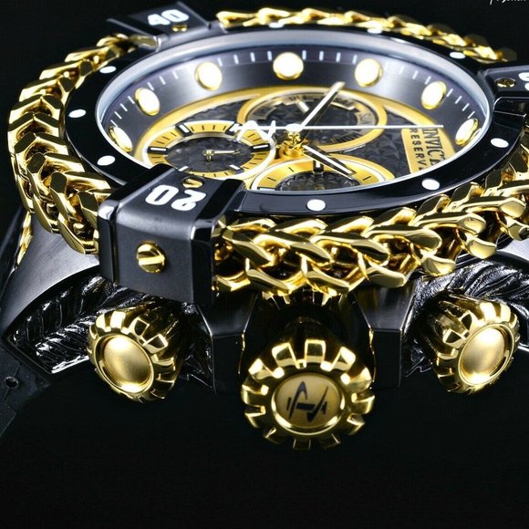 SALE! 56mm Swiss Made Gold Bolt Watch! 2k retail - Picture 3 of 5